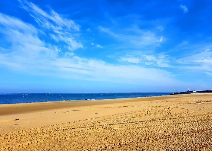 Centre : T2 Avec Loggia, Parking Sécurisé Et Proche - Fr-1-420-61 * Arcachon